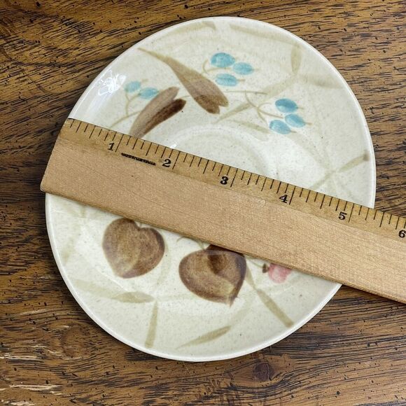 Vintage Red Wing Saucer Plate Random Harvest Atomic MCM USA - Picture 5 of 5